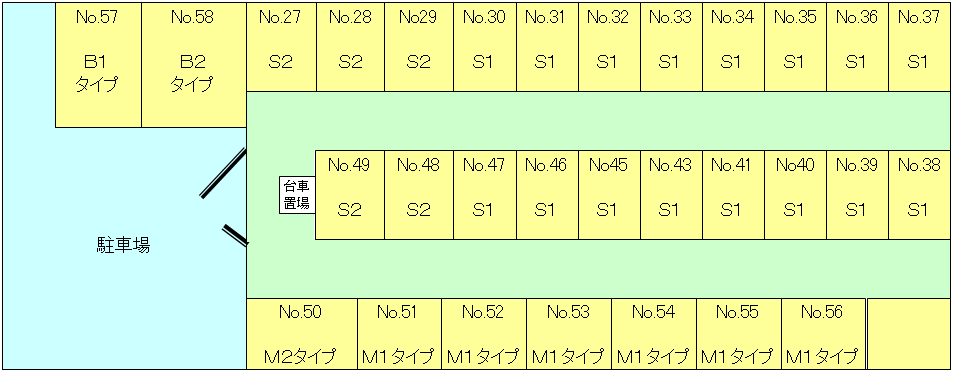 北側レイアウト